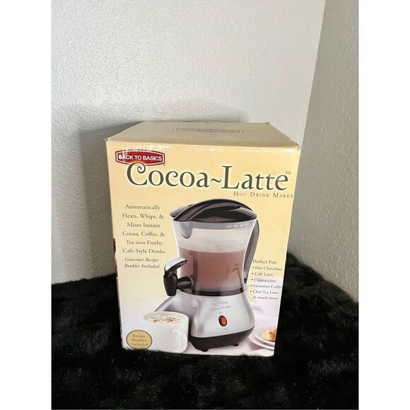 Back to Basics COCOA LATTE HOT DRINK MAKER new - Picture 3 of 9